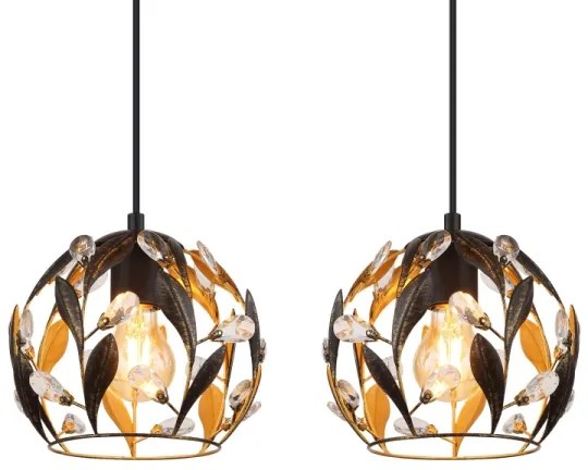 Globo 15759-3H - Závesný luster MIKA na lanku 3xE27/40W/230V