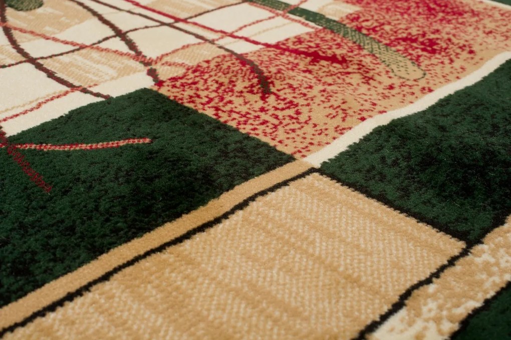 TA Koberec 5118B ZELENÝ ATLAS PP Rozmer: 80x150 cm