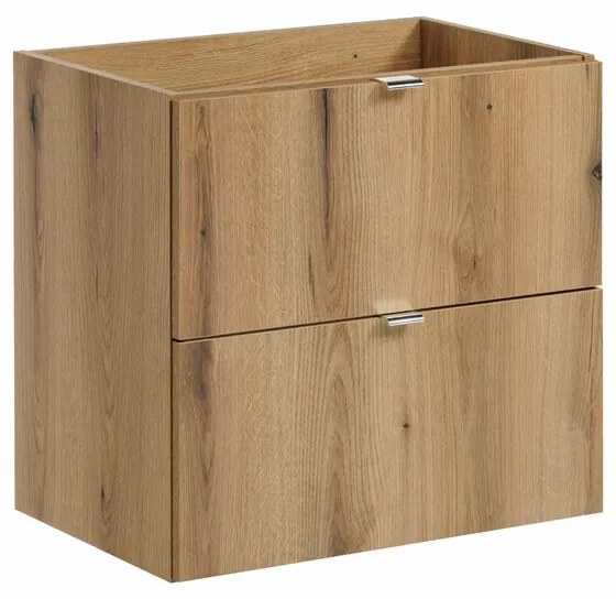 Závesná skrinka pod umývadlo Nova Oak 90 cm čierna/dub coast evoke