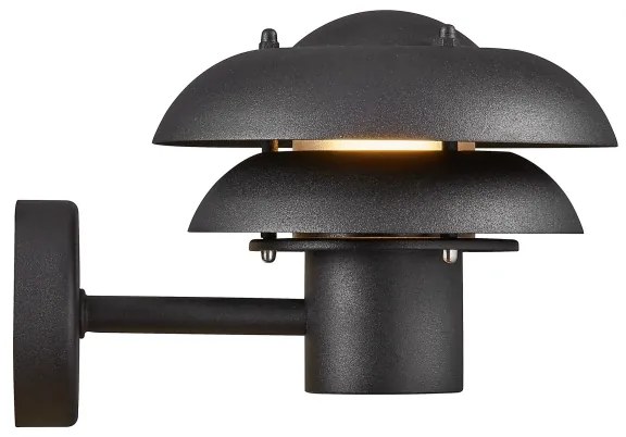 Nordlux - Vonkajšie nástenné svietidlo KURNOS 1xE14/12W/230V IP54 čierna