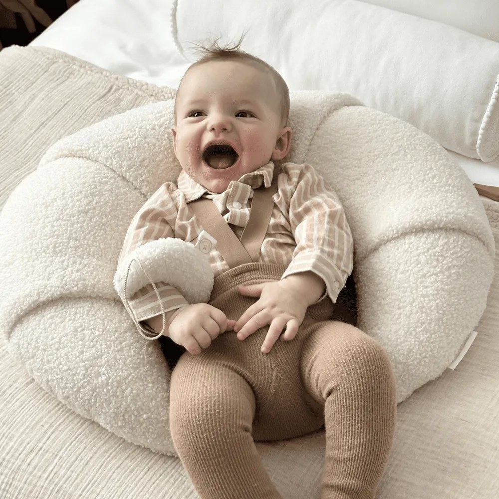 Vankúš croissant vanilka 55cm