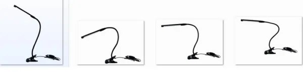 Top Light Lara C - LED Stmievateľná lampa s klipom USB LED/5W/230V