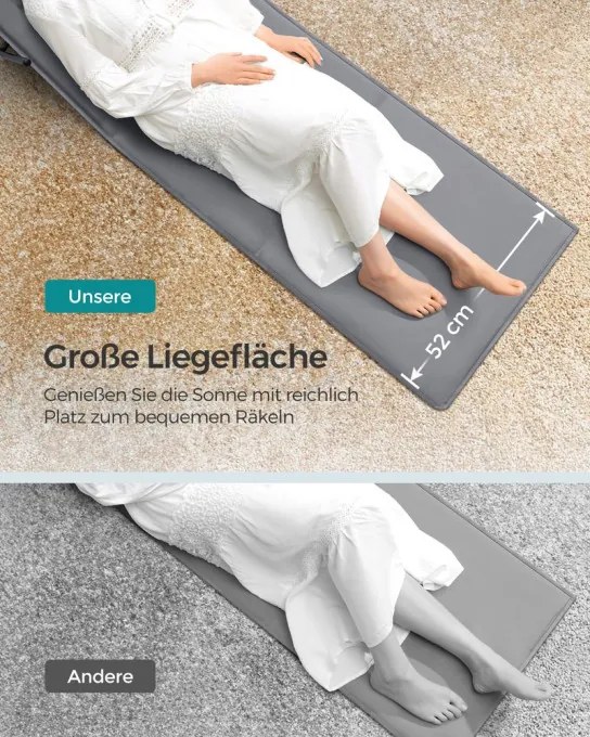 Set dvoch skladacích lehátok GCB251G01
