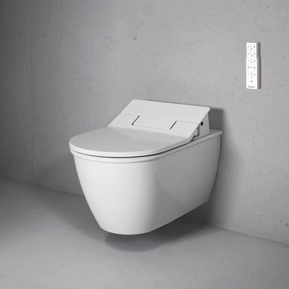DURAVIT Darling New závesné WC s hlbokým splachovaním, pre SensoWash, 370 mm x 625 mm, biela, s povrchom HygieneGlaze, 2544592000