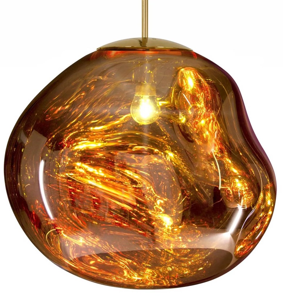 Tom Dixon Melt – závesná lampa v zlate