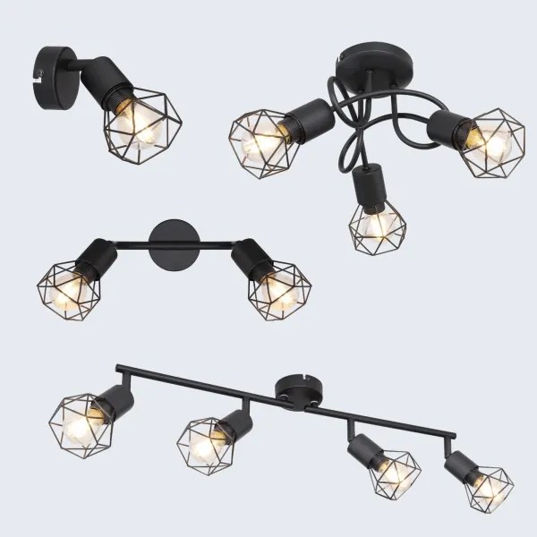 Brilagi - Prisadený luster CAGE 3xE14/40W/230V