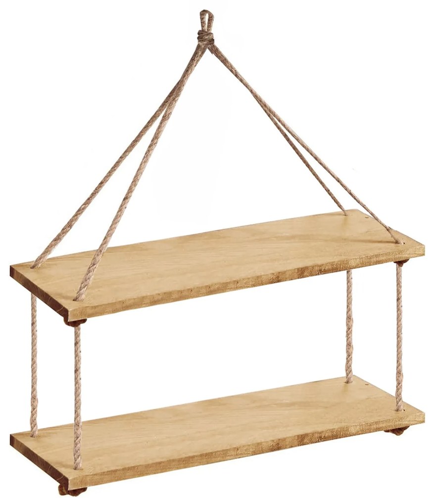 Tutumi Tutumi, nástenná polička 50x15 cm 322121, borovicové drevo, HOM-06808