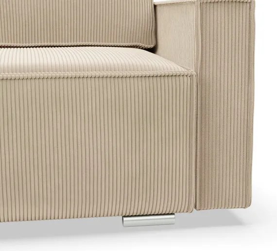 Rohová rozkladacia sedačka NOTO Poso 100 béžová