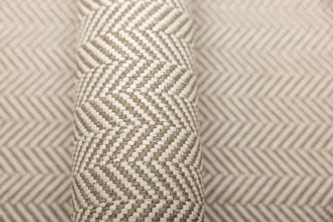Šnúrkový obojstranný behúň Brussels 205681/10610 Linen krémový / béžový