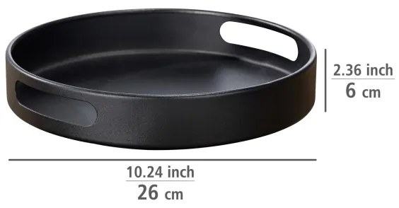 WENKO 55098100 - Tác BLACK OUTDOOR KITCHEN 26x6 cm čierny