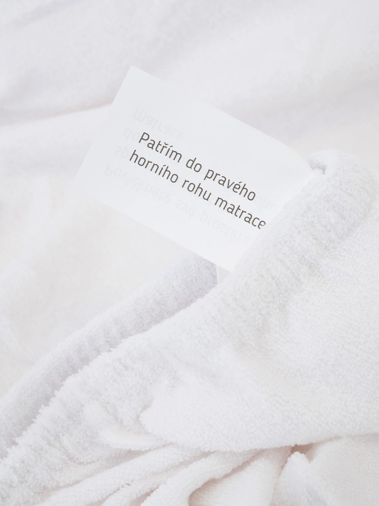 Froté plachta 220 × 200 cm - biela