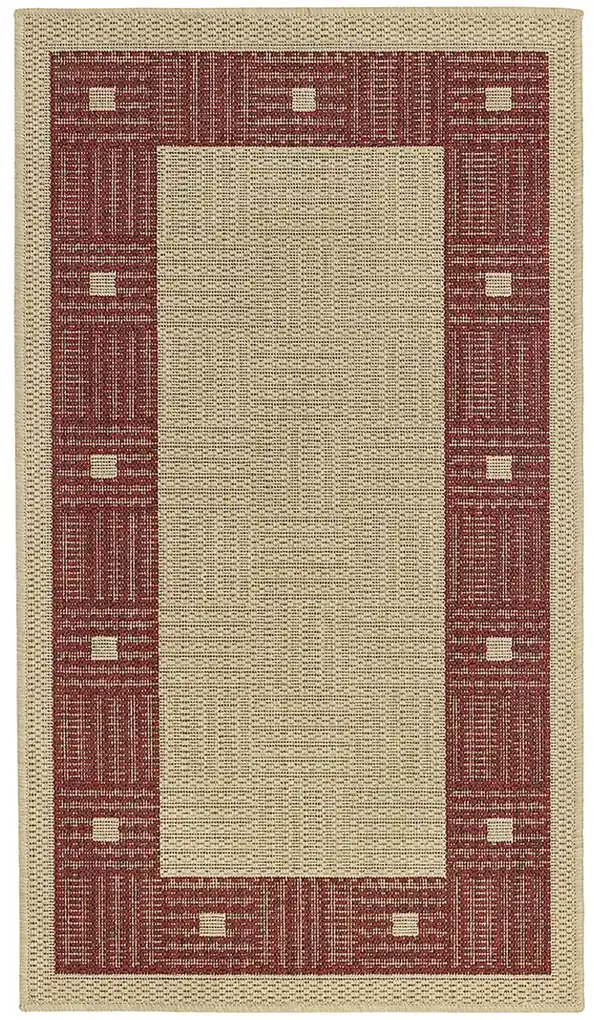 Koberce Breno Kusový koberec SISALO 879/J84 Red, červená, viacfarebná,133 x  190 cm | BIANO