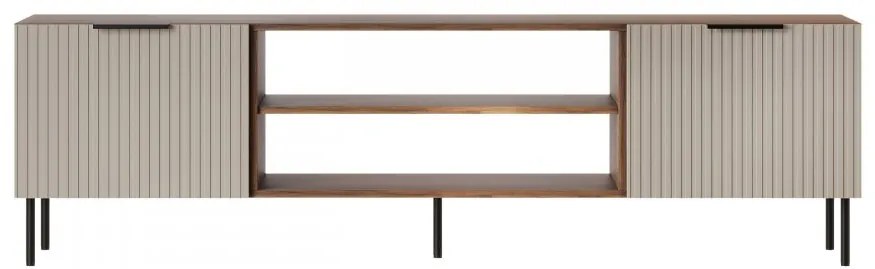 TV stolík / skrinka Seretio 180 SR06, Farby: orech warmia / kašmír