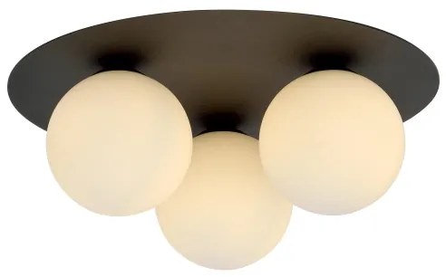 Stropné svietidlo SOLAR 3xE14/10W/230V čierna/biela
