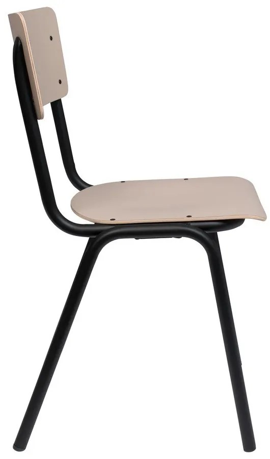 Béžové jedálenské stoličky v súprave 4 ks Back to school – Zuiver