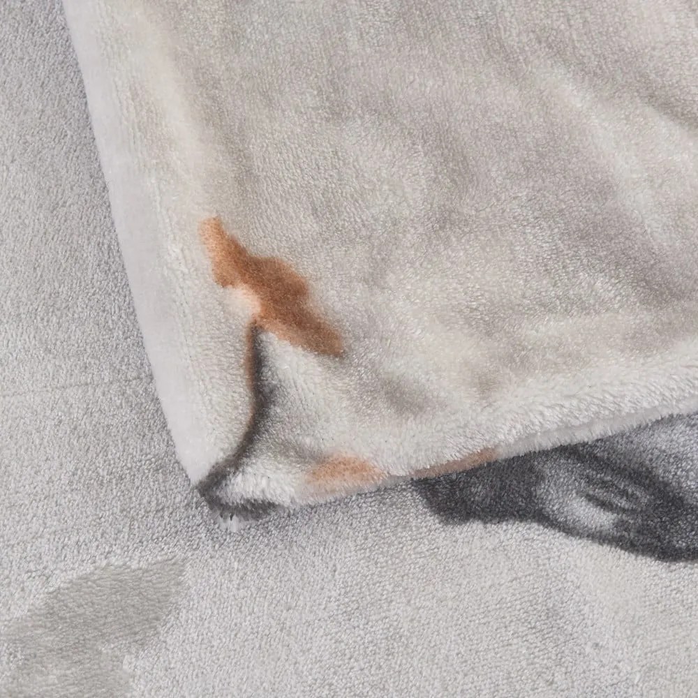 Sivé mikroplyšové obliečky na jednolôžko 140x200 cm Ronja – My House