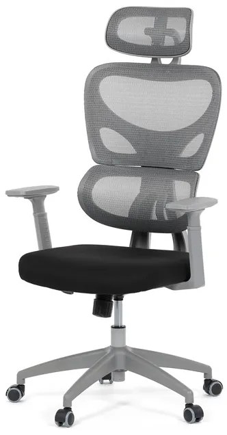 BONTEC Kancelárska stolička, hojdací mechanizmus, čierna, KA-K2081 BK Farba: Šedá