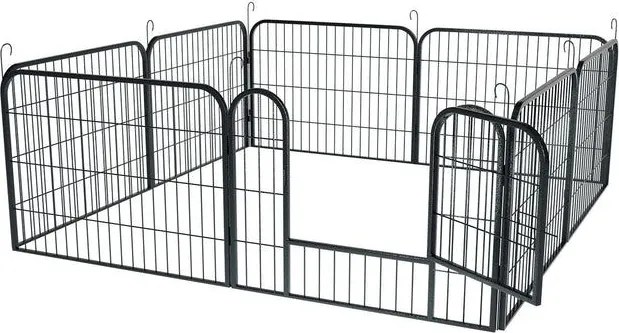 Kovová klietka pre šteniatka a malé zvieratá 80x60 cm,Ø210cm