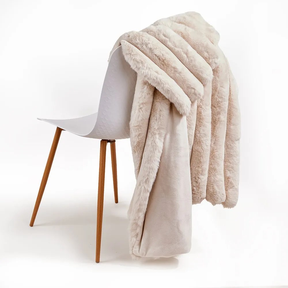 ROYAL Deka plyšová 200 x 150 cm - bežová