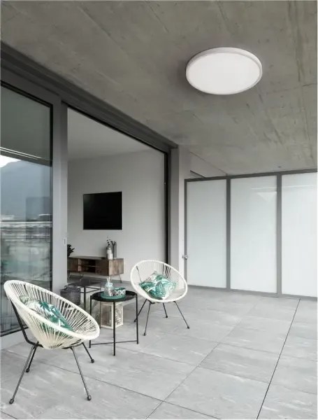 LED stropné svietidlo Dixie 40 biele