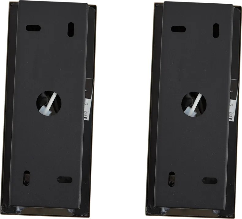 Sada 2 moderných nástenných svietidiel tmavý bronz vrátane LED - Plaza