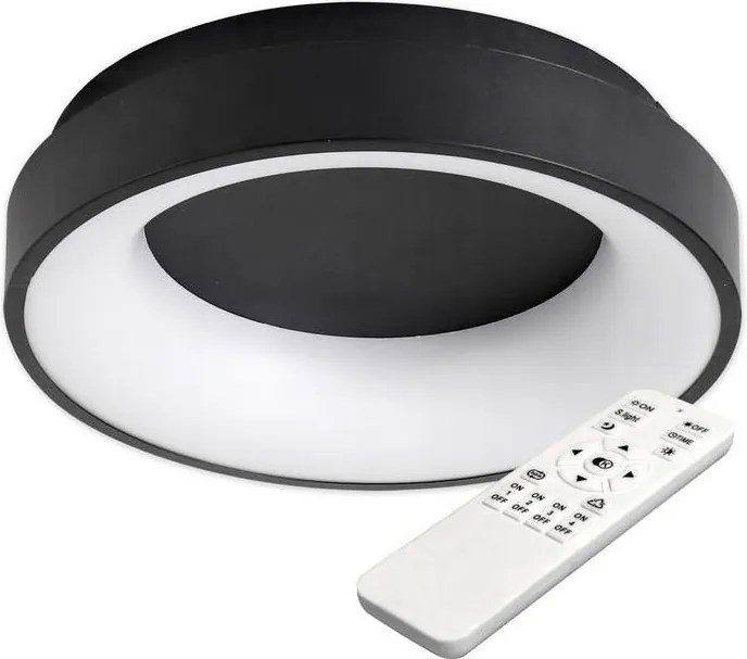 LED Stmievateľné stropné svietidlo NOVA LED/54W/230V 3000-6500K čierna + DO