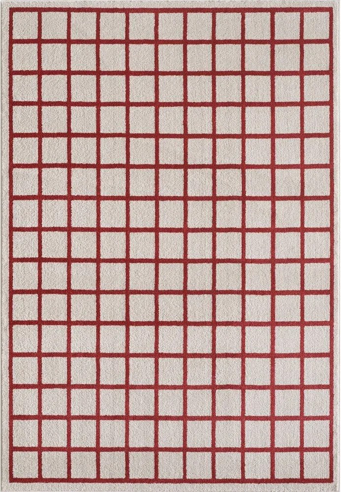 Červený/béžový koberec 160x230 cm Picnic – ESTE