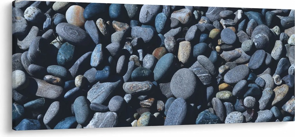Obraz plážových kamienkov (120x50 cm)