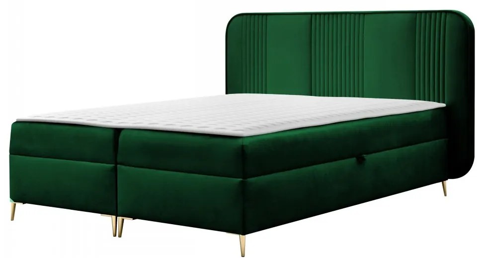 Kontinentálna manželská posteľ Omentre, Rozmer postele: 120x200, Dostupné poťahy: Magic Velvet 2219