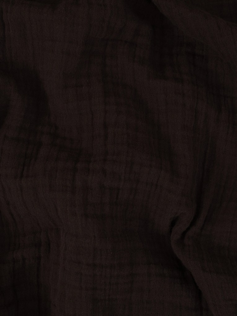 Mušelínová obliečka na vankúš 40 x 60 cm - Alexia tmavo hnedá