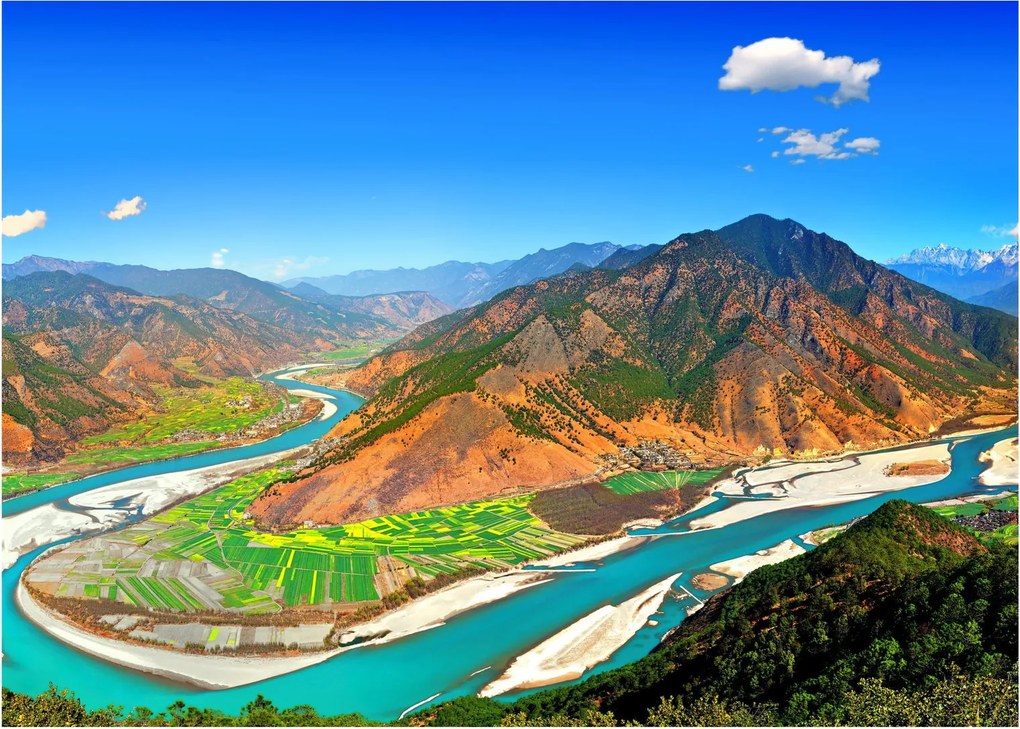 Obraz - River Yangtze (70x50 cm)