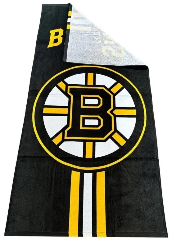 Froté osuška NHL Boston Bruins Prestige Black 70x140 cm