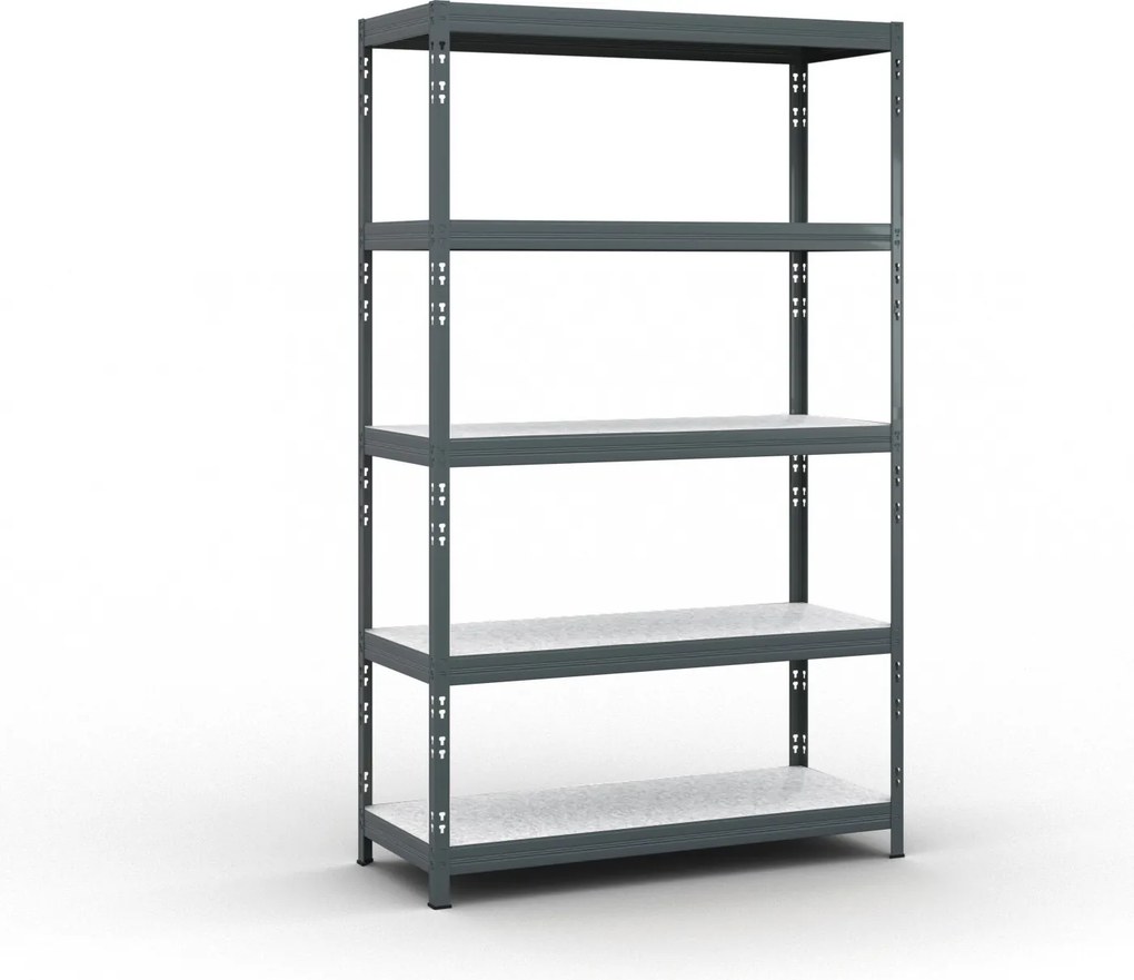 Policový regál 1+1 ZADARMO, 1966x1200x500 mm, nosnosť 280kg
