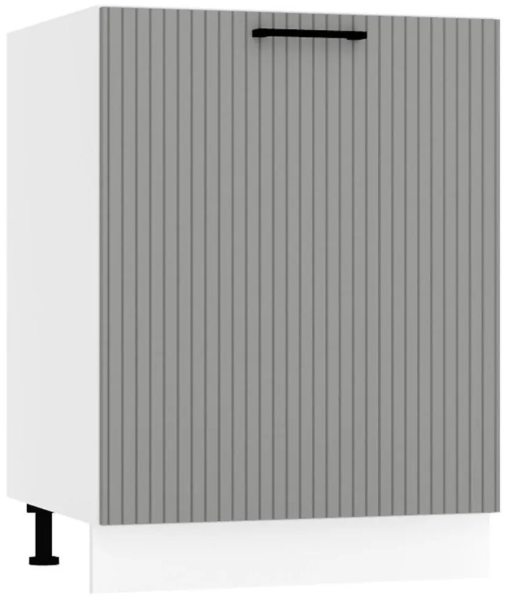 Skrinka do kuchyne  Kate d60pc pl šedá mat