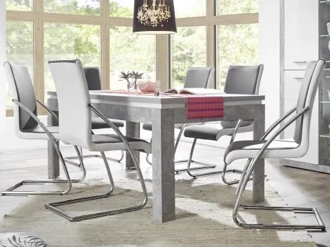 Jedálenský stôl Stone, 140x80 cm, rozkladací%