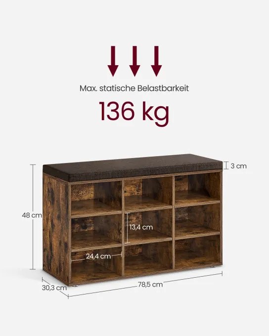 Botník so sedením LHS009B01