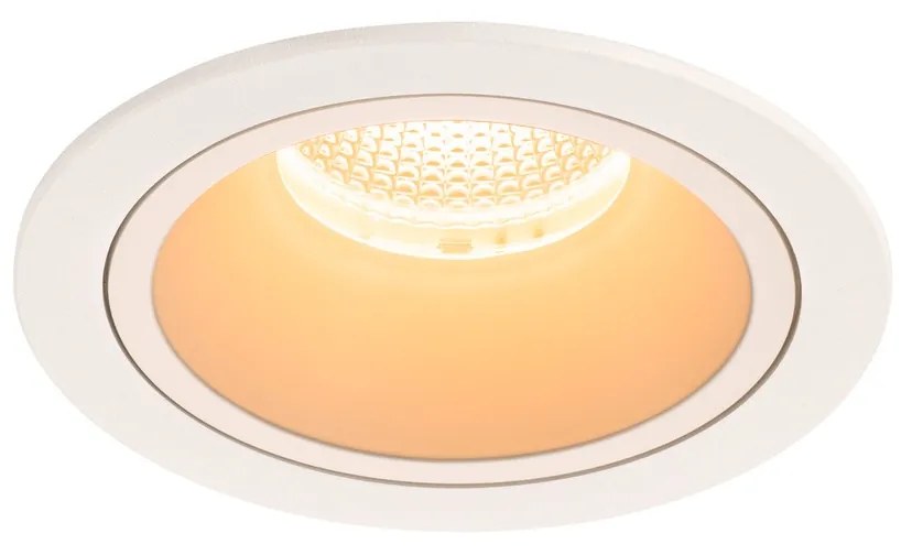 Stropné svietidlo SLV NUMINOS® DL L vnitřní LED zápustné stropné svietidlo biela/biela 2700 K 40° 1003929