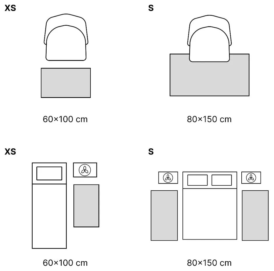 Modrý prateľný koberec 80x150 cm Hali – Vitaus