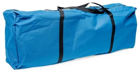 Skladací kempingový stôl + 2x stolička modrá