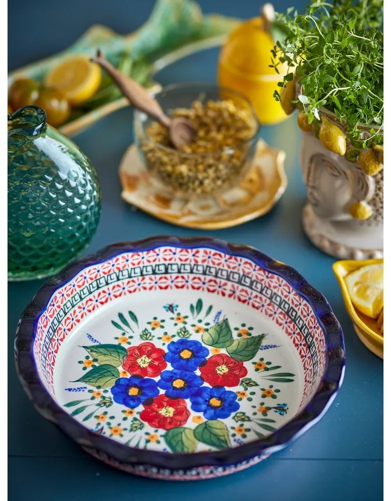 Servírovací tanier z kameniny ø 26,5 cm Florist – Bloomingville