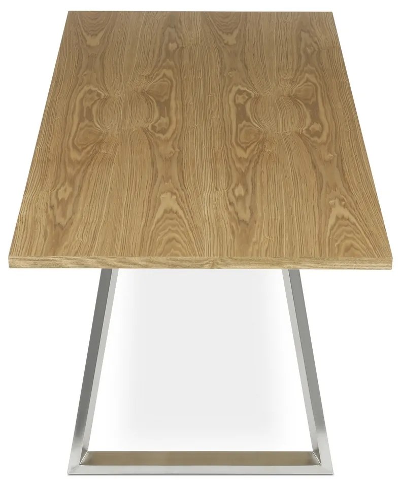 Jedálenský stôl Silver 160 x 90 cm, dub