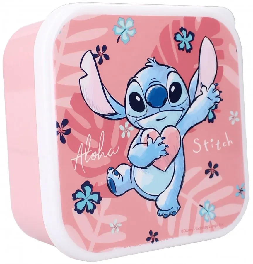 Olovrantové boxy Lilo a Stitch - sada 3 ks
