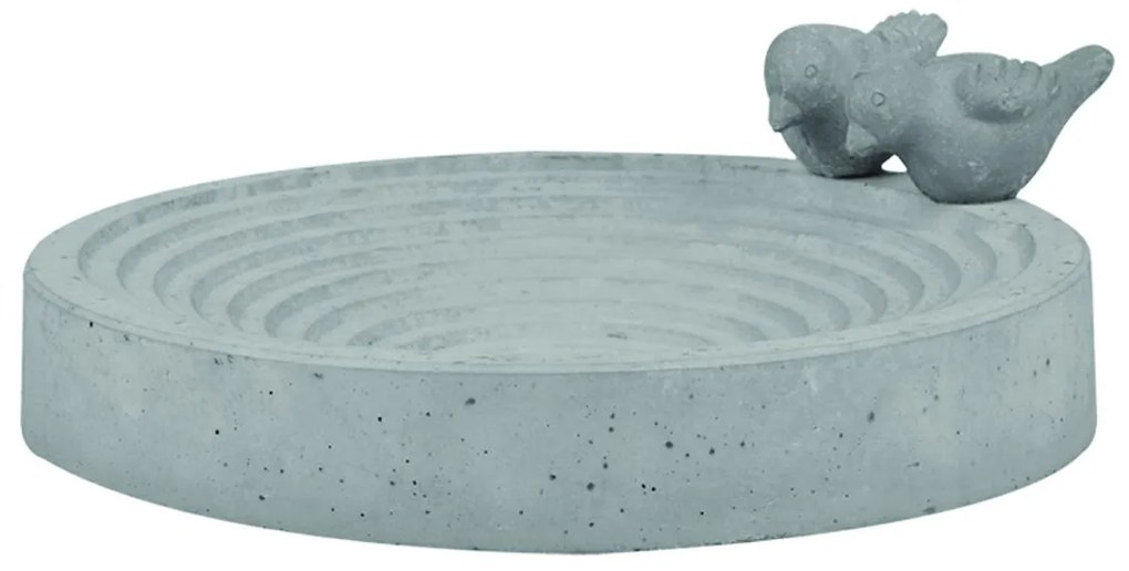 Napájadlo pre vtáky Conie, 8,5x29 cm, betón, sivá