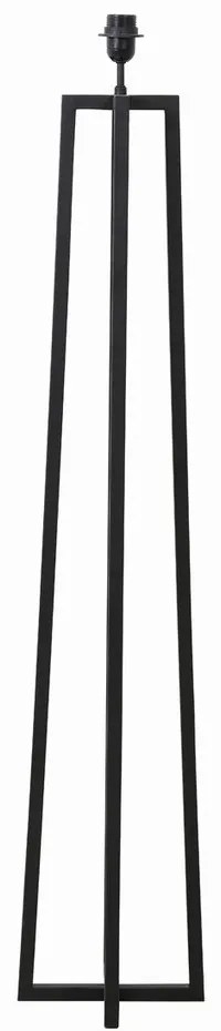 Matne čierny podstavec stojacej lampy 130 cm Miley – Light &amp; Living