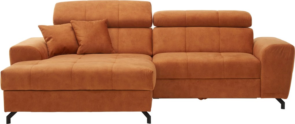XXXLutz ROHOVÁ SEDAČKA, textil, oranžová Carryhome - Sedačky - 000812004401