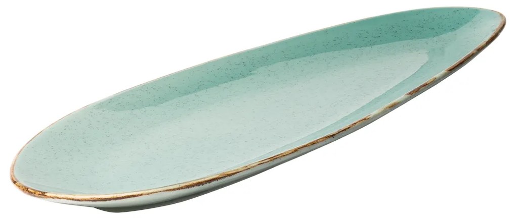 Tanier oválny Sand tyrkysový 40 cm – Gaya - 451960