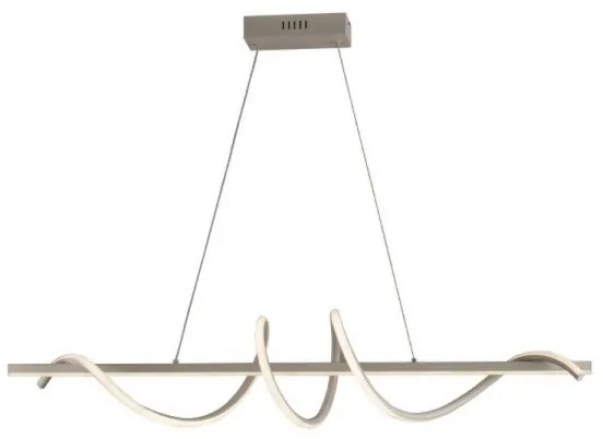 LED stmievateľný závesný luster na lanku LED/50W/230V 3000-6500K 100 cm + diaľkové ovládanie