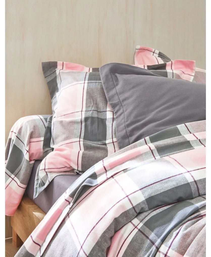 Flanelová posteľná bielizeň Scott zn. Colombine, farbené vlákna