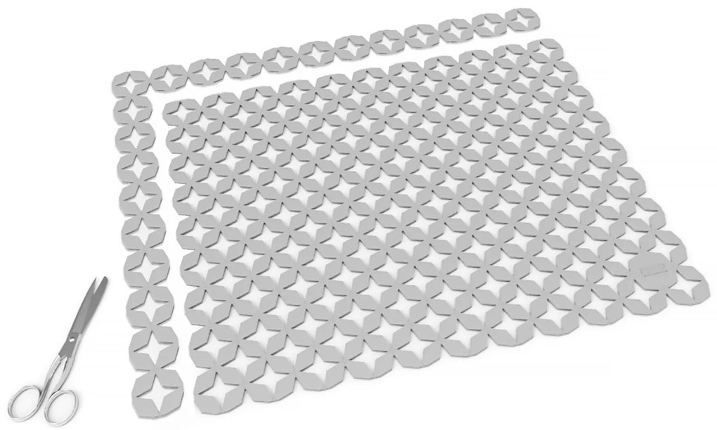 Rotho Ochranná podložka do drezu, sivá HYDRA 31 x 27 cm