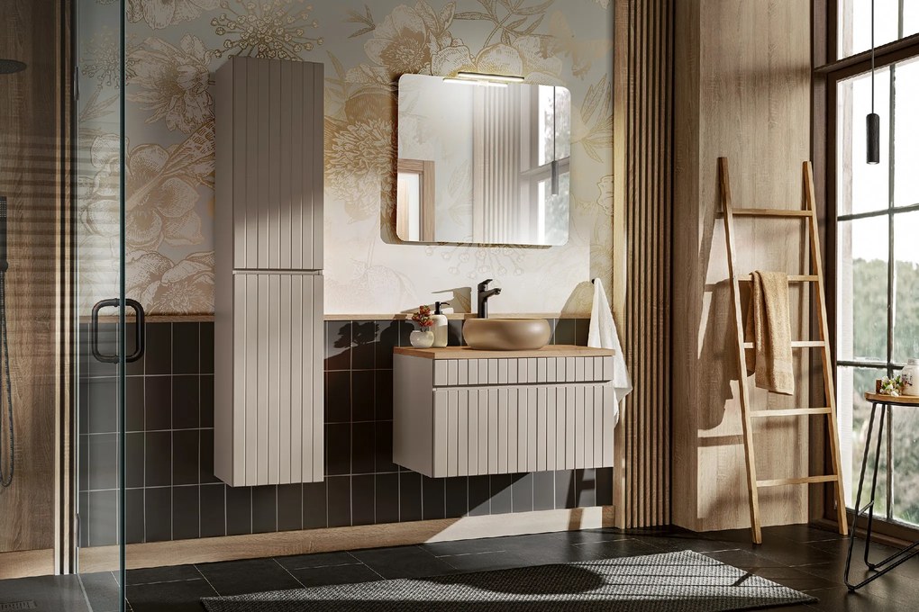 Comad Kúpeľňová skrinka pod umývadlo Iconic Cashmere 100 kašmír